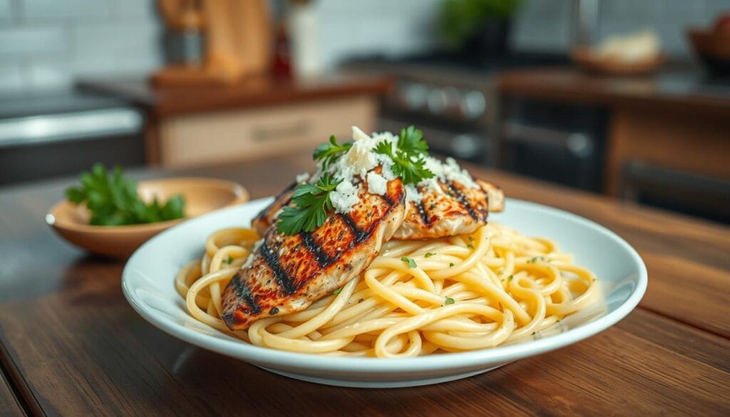 Blackened Chicken Alfredo Blackened Chicken Alfredo