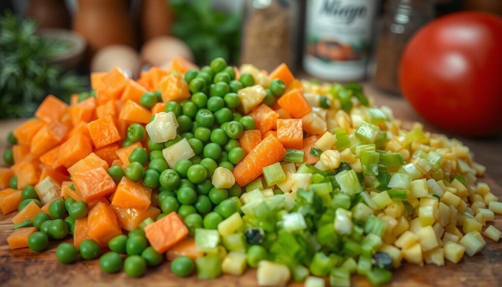 Chicken Pot Pie Vegetables