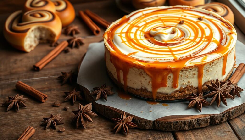 Cinnamon Roll Cheesecake