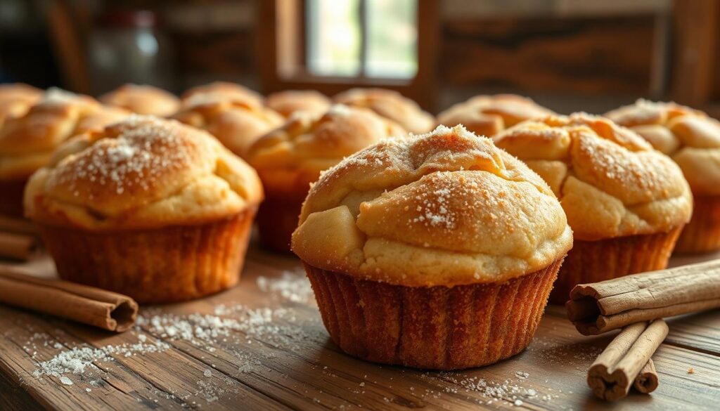 Cinnamon sugar donut muffins