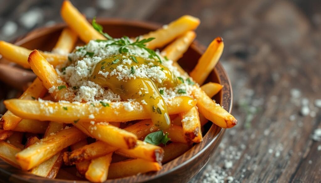 Gourmet truffle fries Gourmet truffle fries