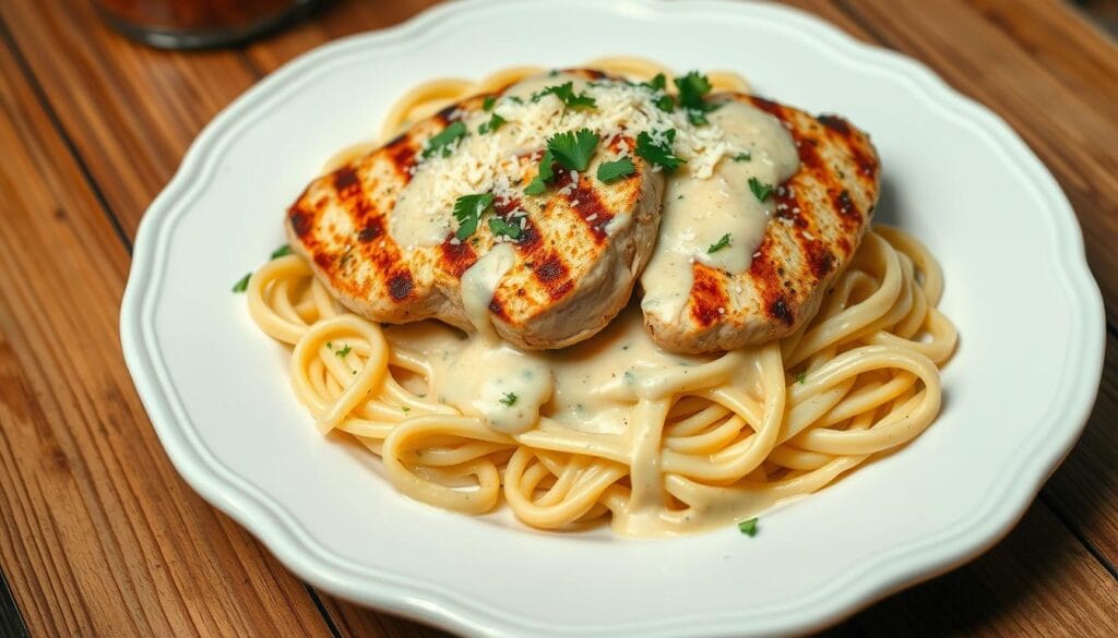 Grilled Chicken Alfredo Grilled Chicken Alfredo