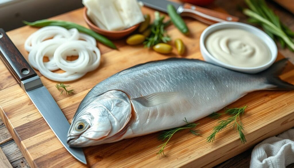 Matjes herring preparation Matjes herring preparation