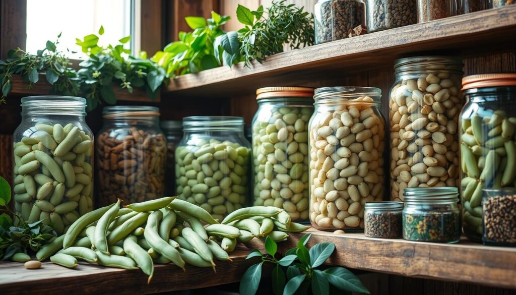 Storing Lima Beans