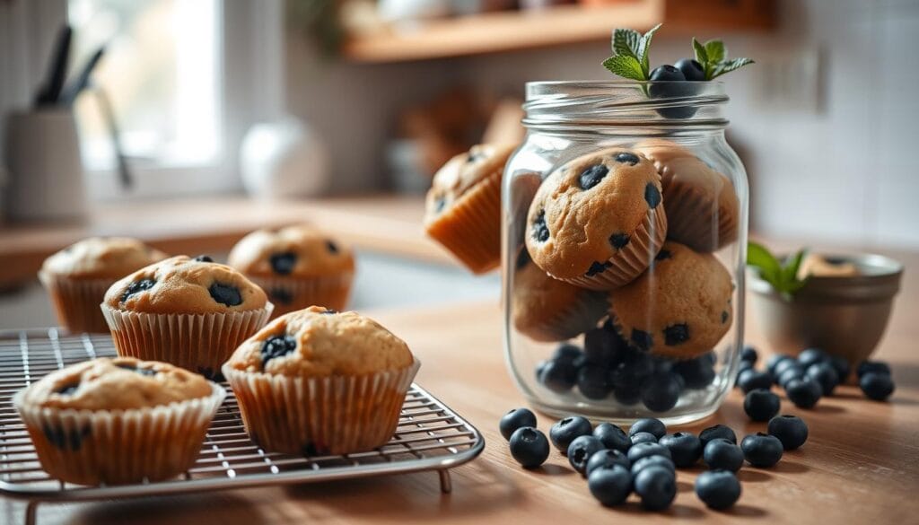 Storing blueberry yogurt muffins Storing blueberry yogurt muffins