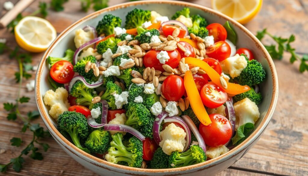 broccoli and cauliflower salad