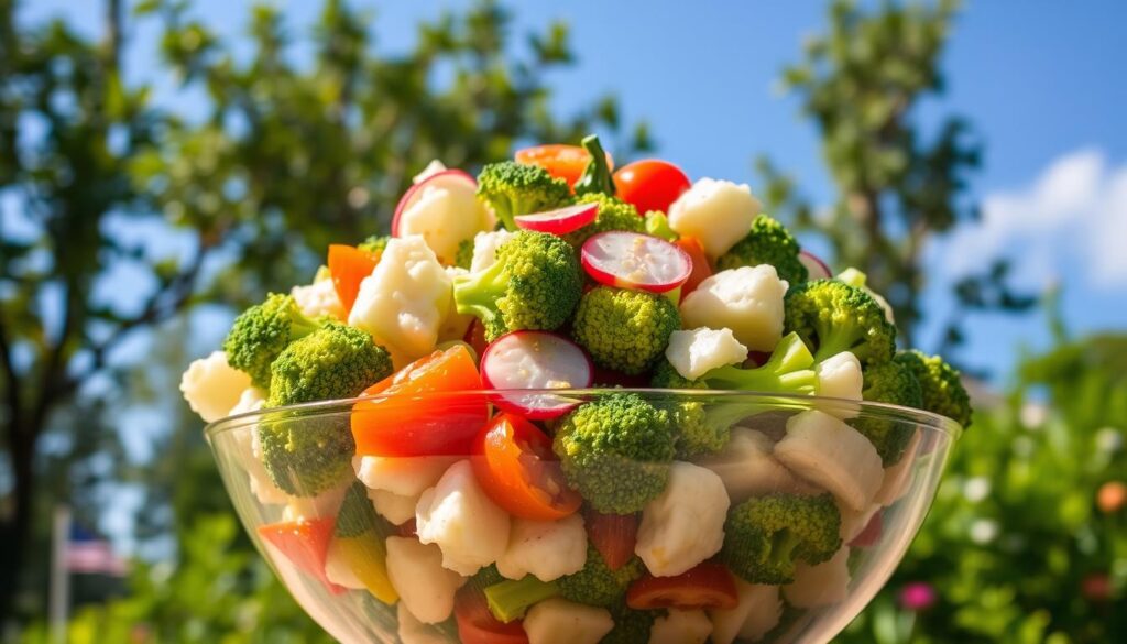 broccoli and cauliflower salad