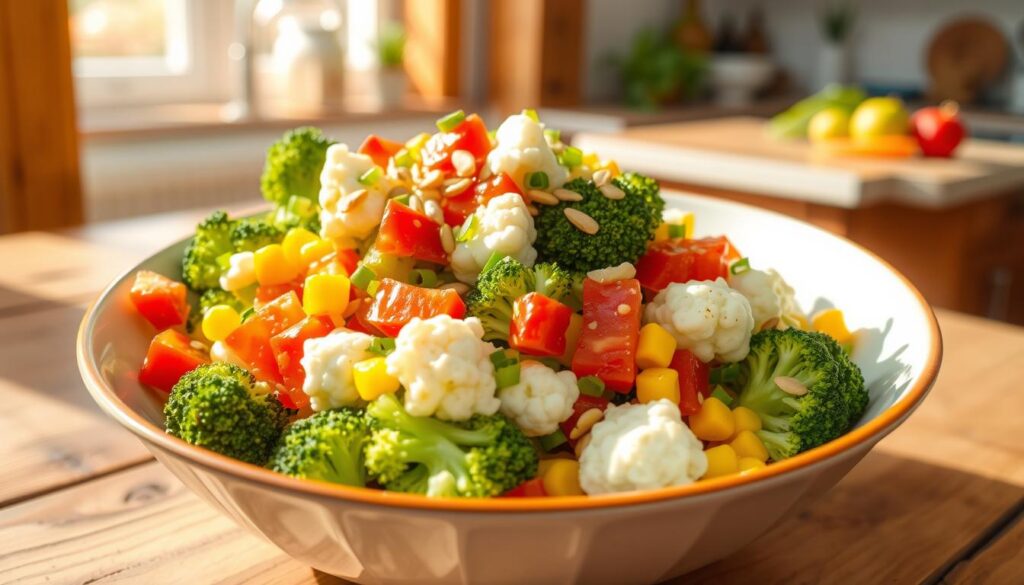 broccoli and cauliflower salad