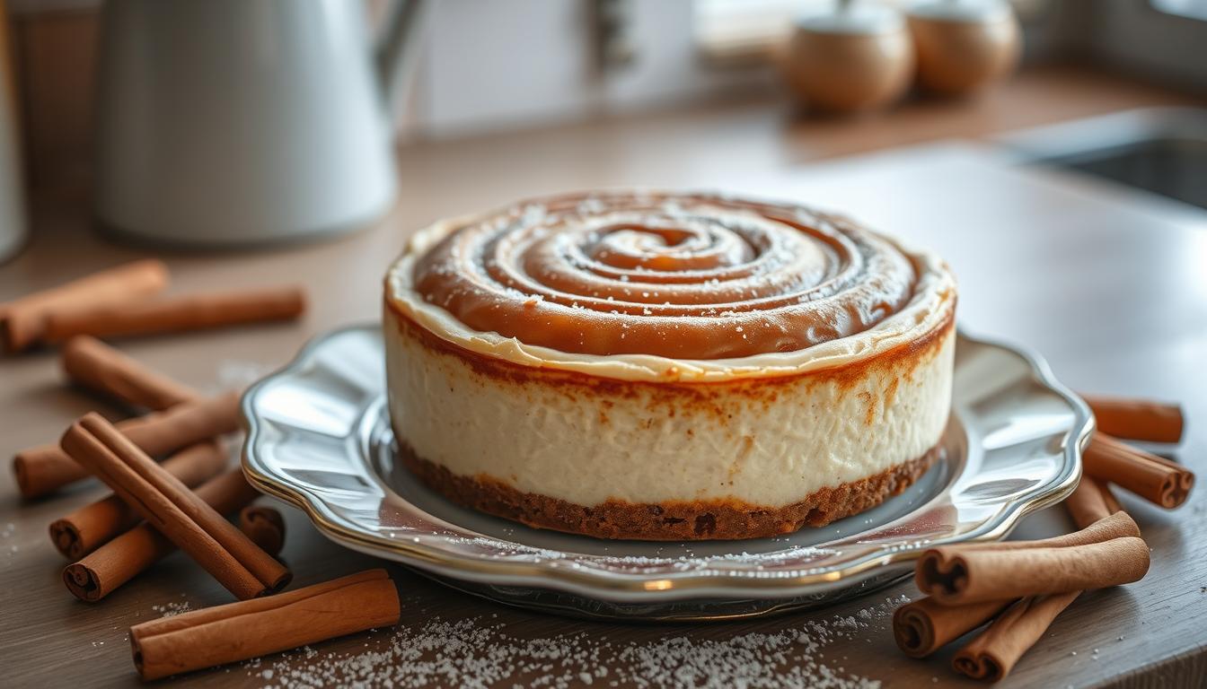 cinnamon roll cheesecake