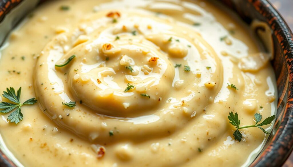 creamy garlic parmesan sauce