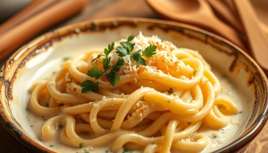 easy baked fettuccine alfredo easy baked fettuccine alfredo