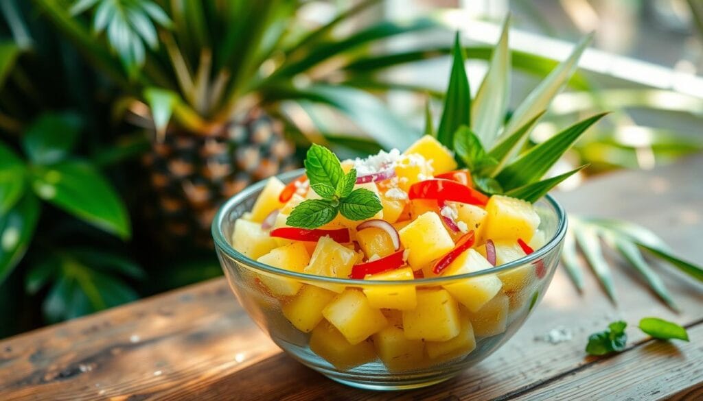 fresh pineapple salad fresh pineapple salad