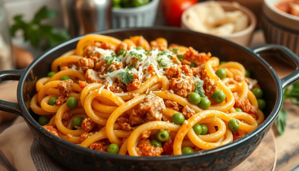 ground chicken pasta