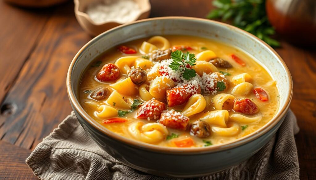 italian sausage and pasta soup