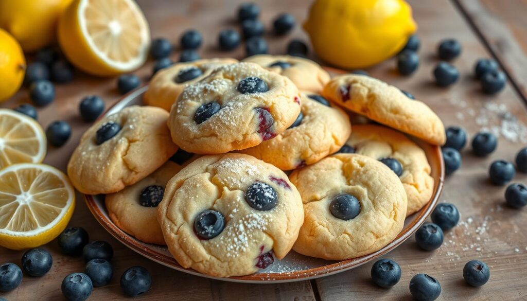 lemon blueberry cookies