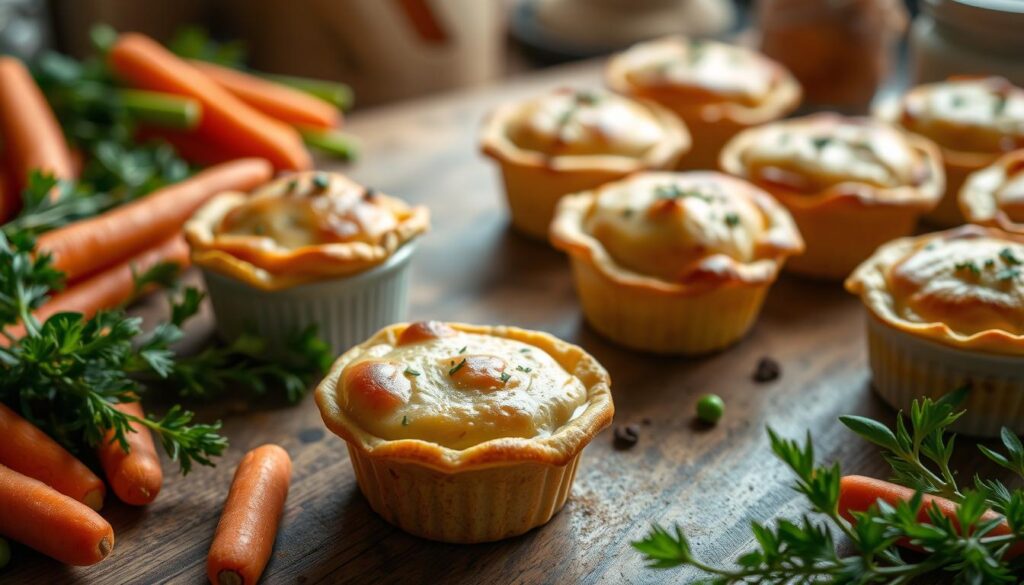 mini chicken pot pies