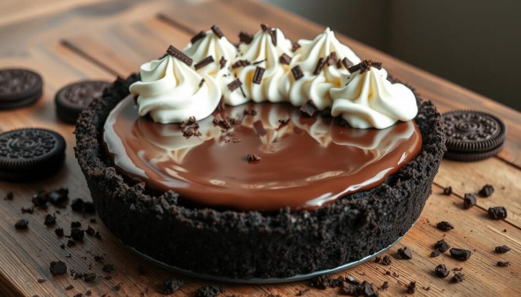 no bake chocolate pie with oreo crust no bake chocolate pie with oreo crust