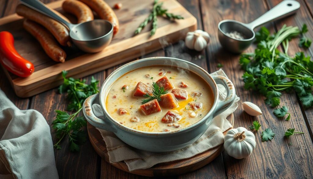 parmesan sausage soup