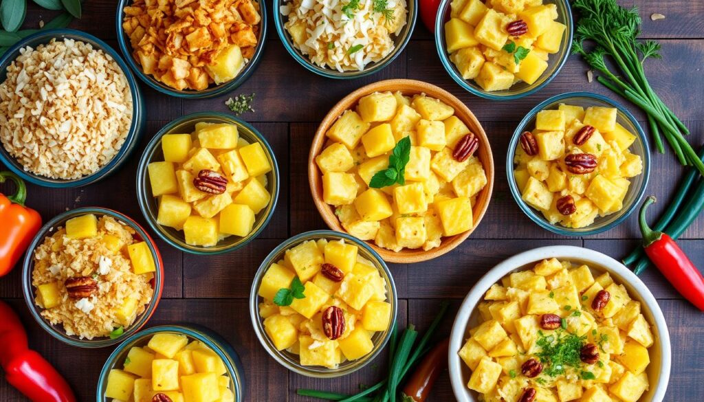 pineapple casserole variations