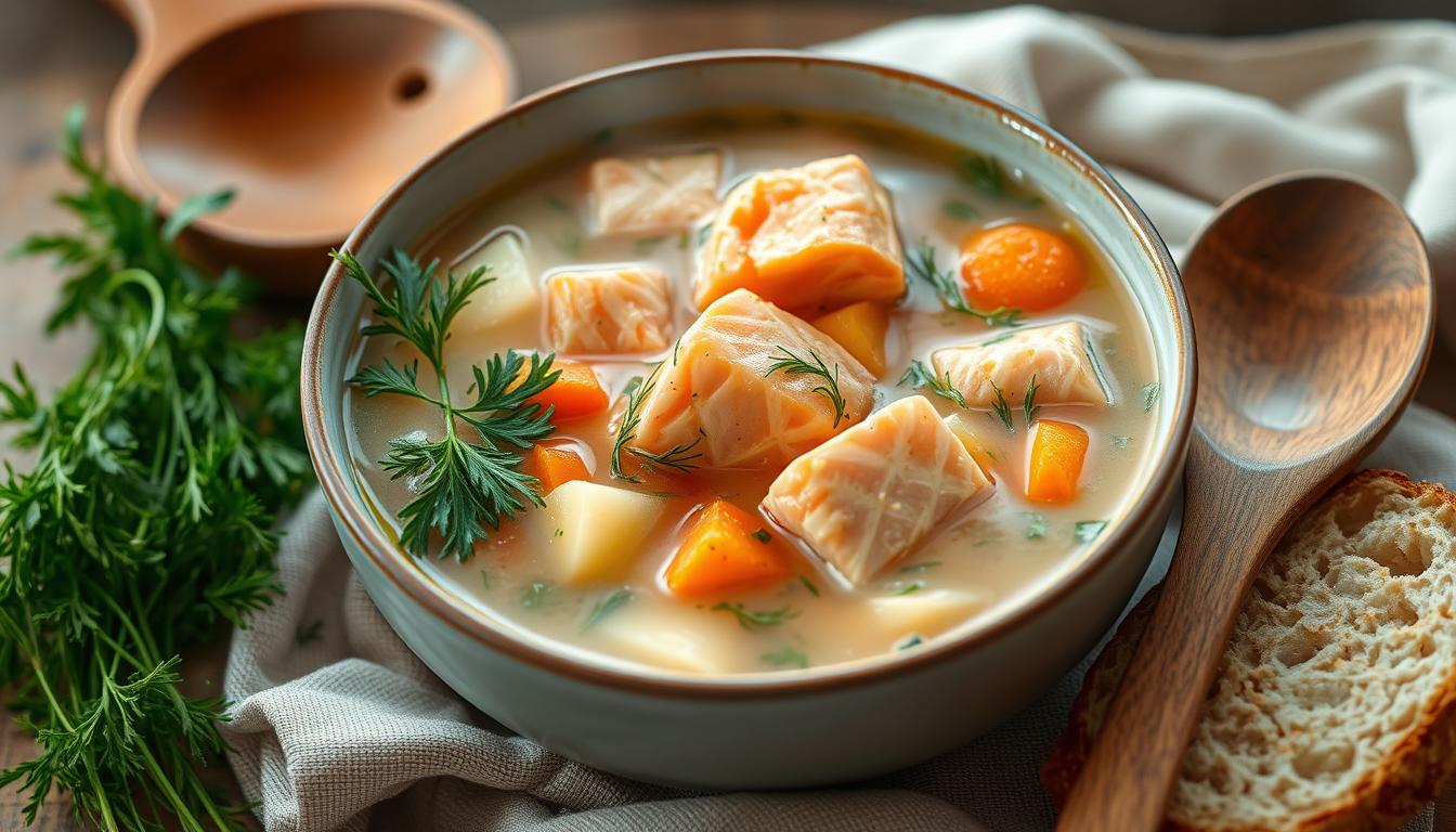 salmon soup