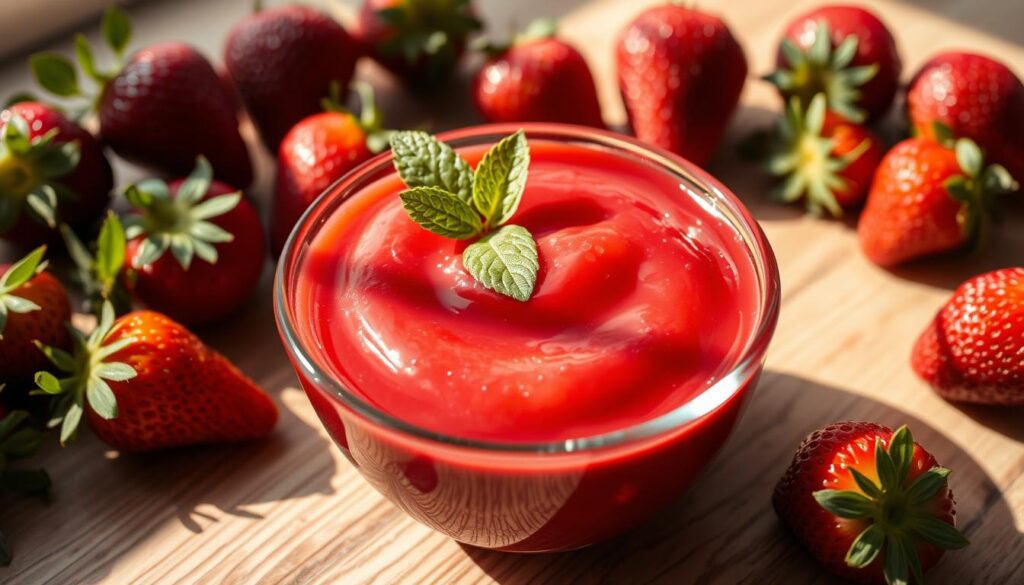 strawberry puree