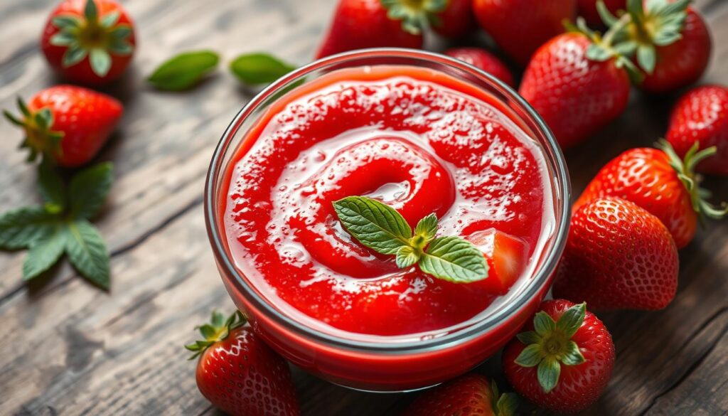 strawberry puree