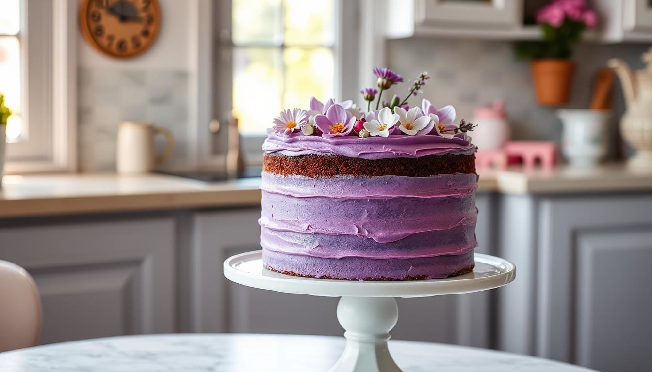 violet velvet cake