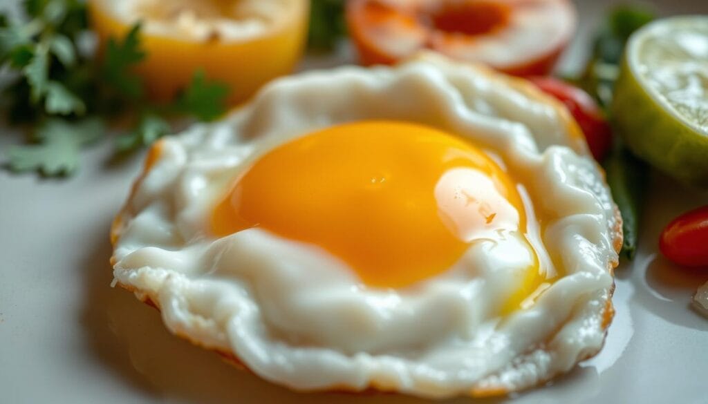 Fried egg protein content Fried egg protein content