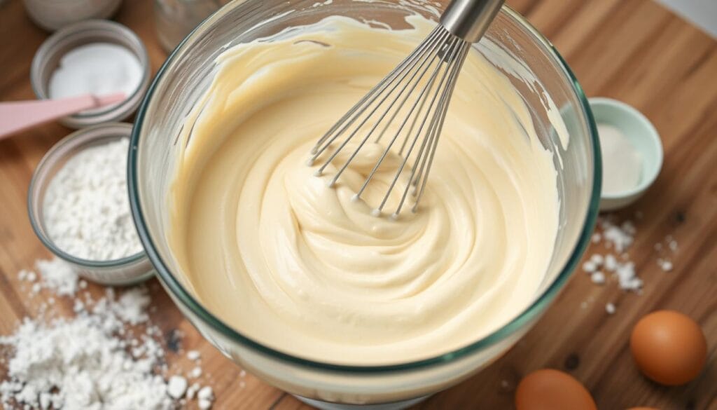 Sweet Cream Pancake Batter Mixing Technique Sweet Cream Pancake Batter Mixing Technique