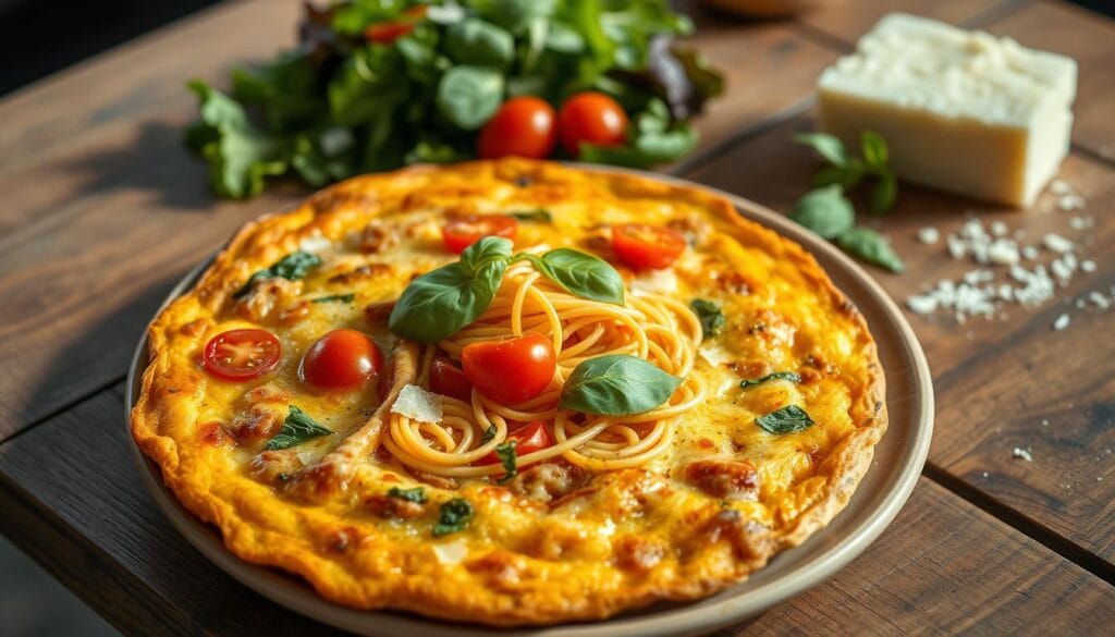 leftover spaghetti frittata leftover spaghetti frittata