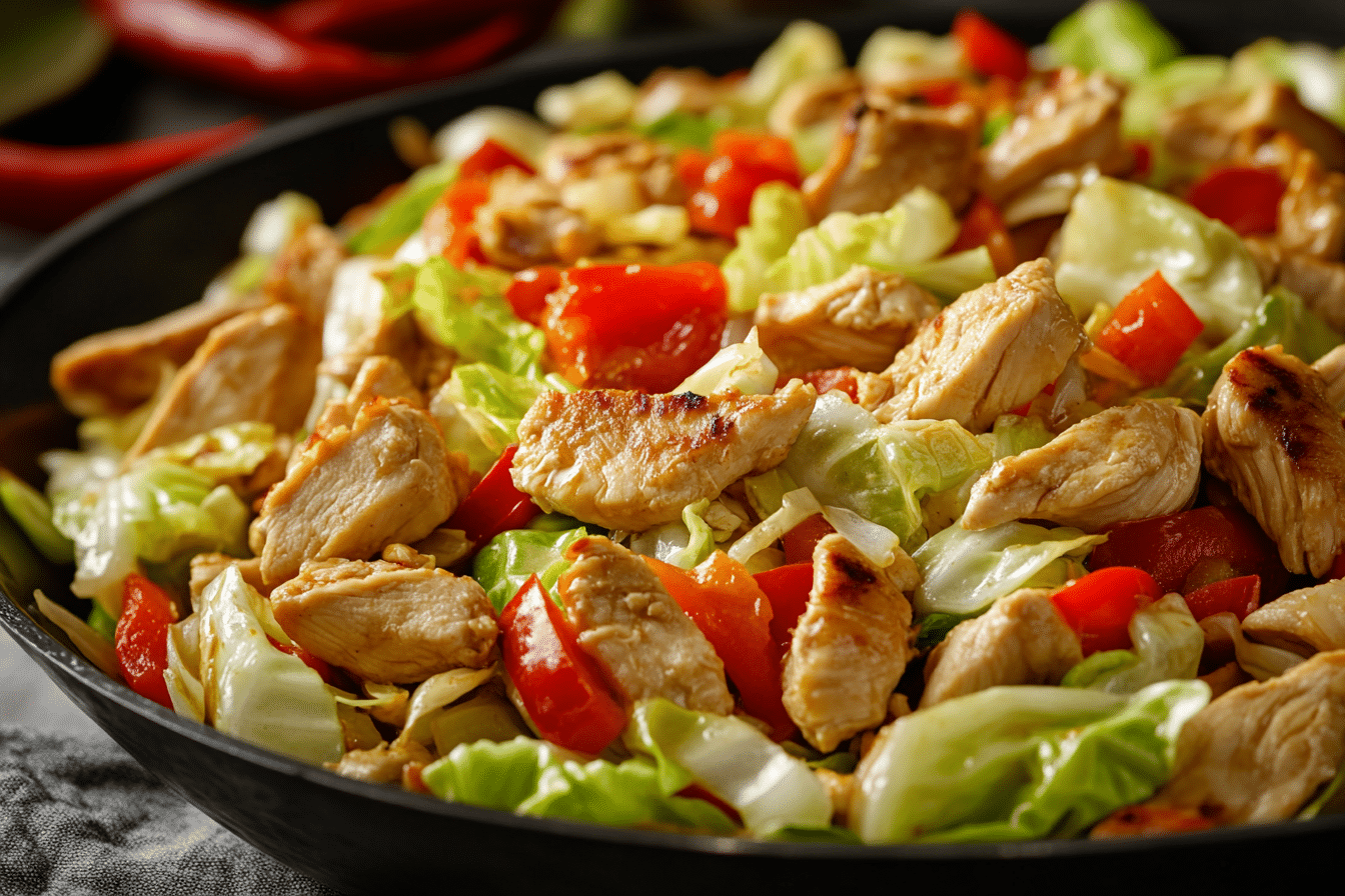 Chicken Cabbage Stir-Fry