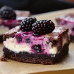 Blackberry Cream Cheese Brownies