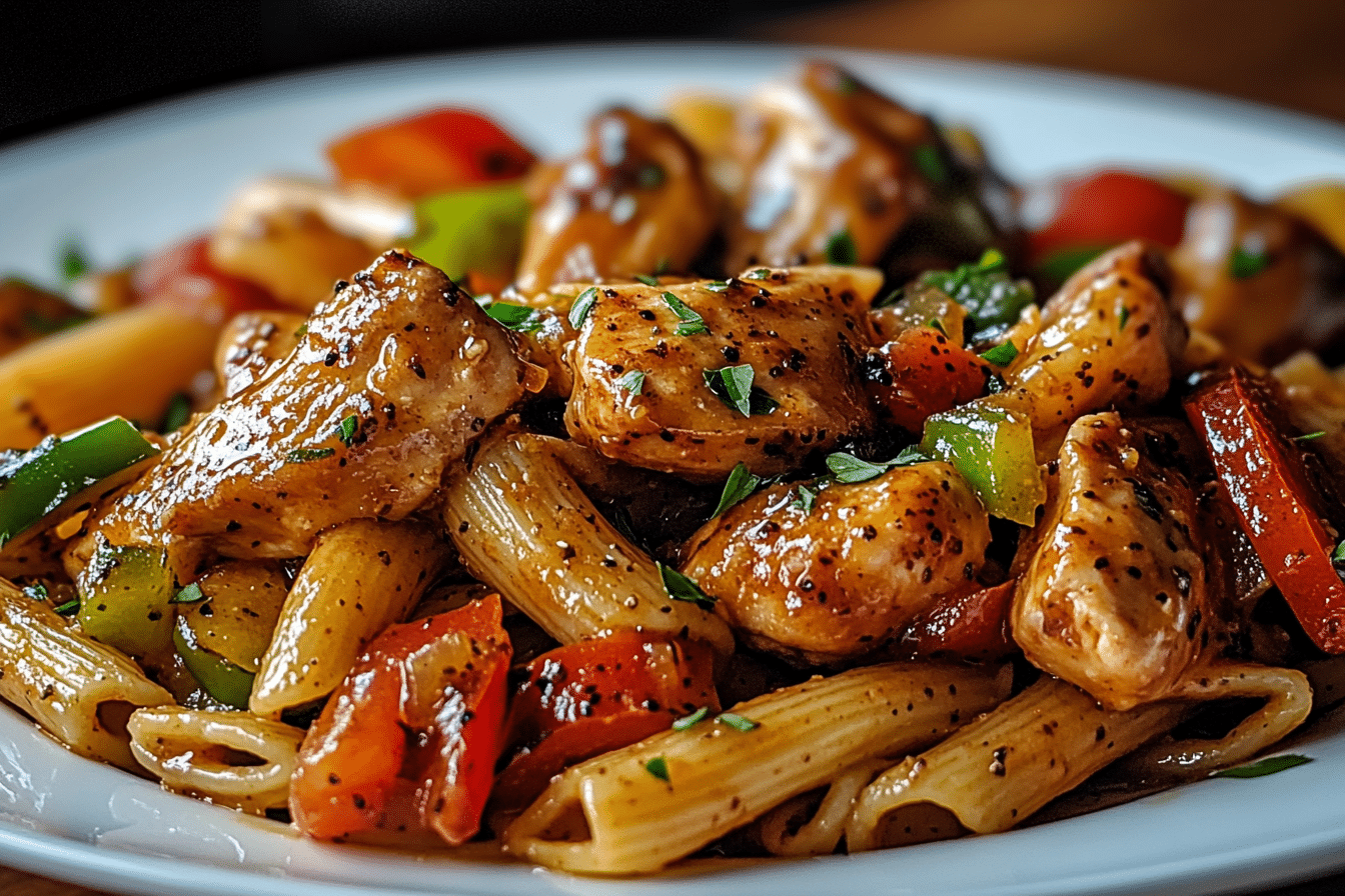 Honey Pepper Chicken Pasta