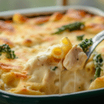 Chicken Alfredo Bake