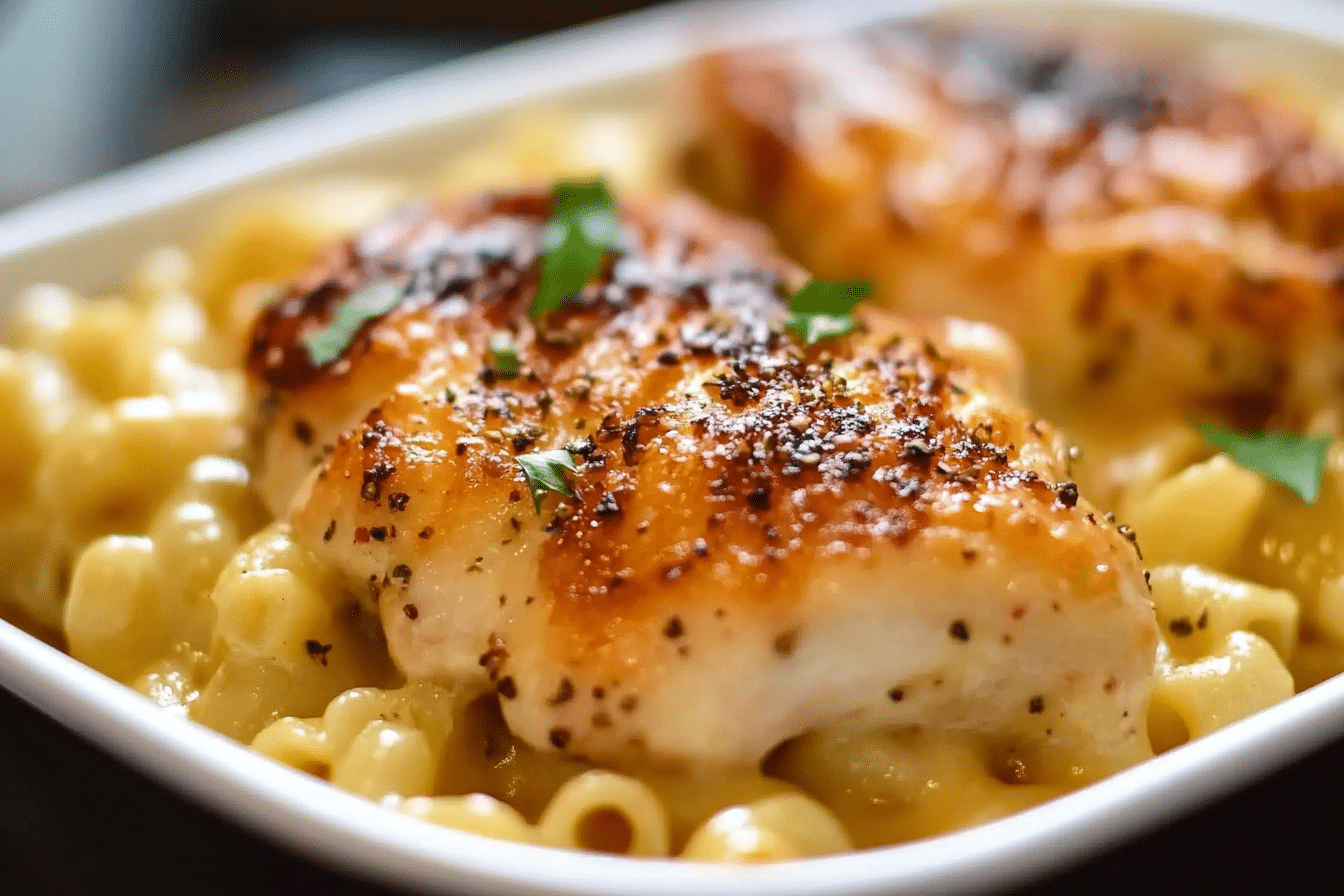 Honey Pepper Chicken Mac & Cheese