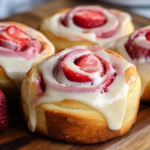 Strawberry Cheesecake Cinnabon Rolls