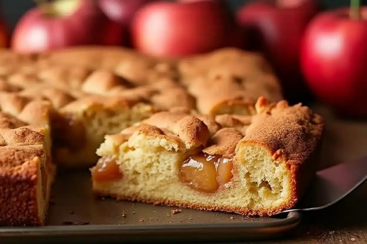 Apple Cinnamon Sheet Cake