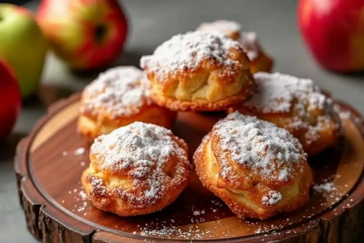 baked apple fritters recipe