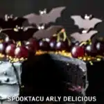 Black Velvet Halloween Cake