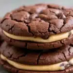 Brownie Cookie Dough Sandwich Cookies