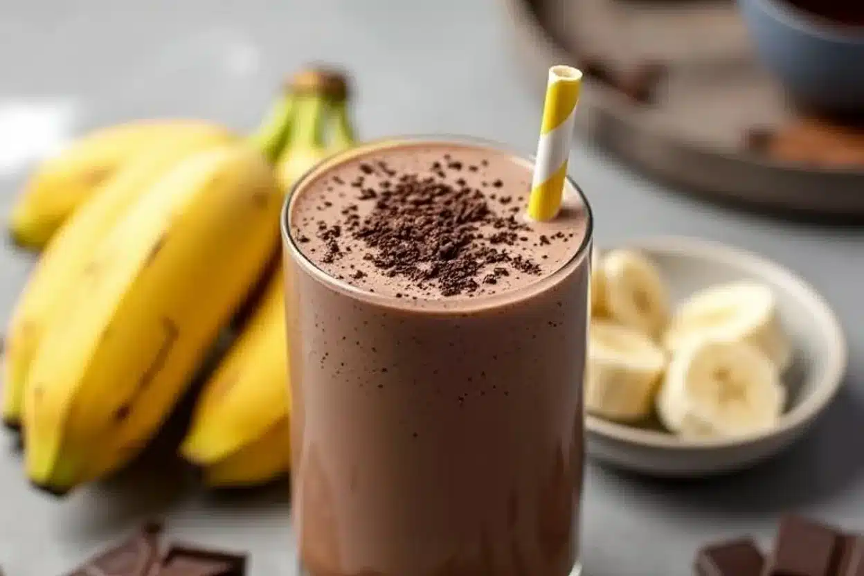 Chocolate Banana Bliss Smoothie