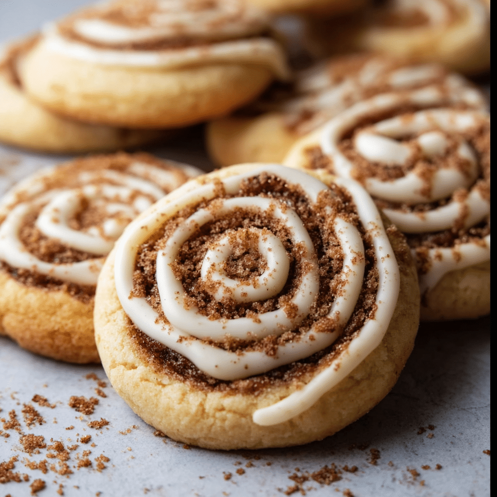 Cinnamon Roll Sugar Cookies
