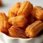crispy air fryer churro bites