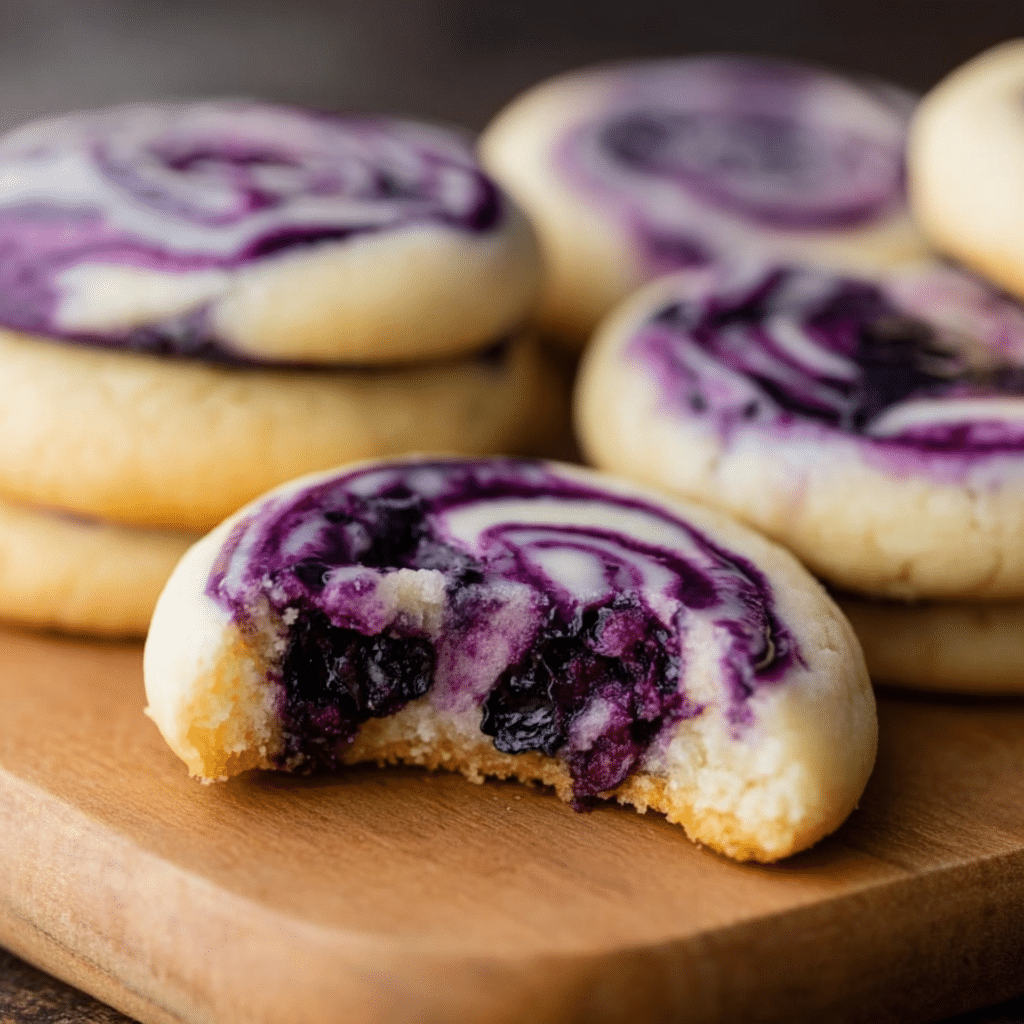 Easy Blueberry Cheesecake Cookies