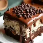 German Chocolate Poke Cake