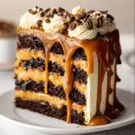 Gooey Coffee Caramel Cake