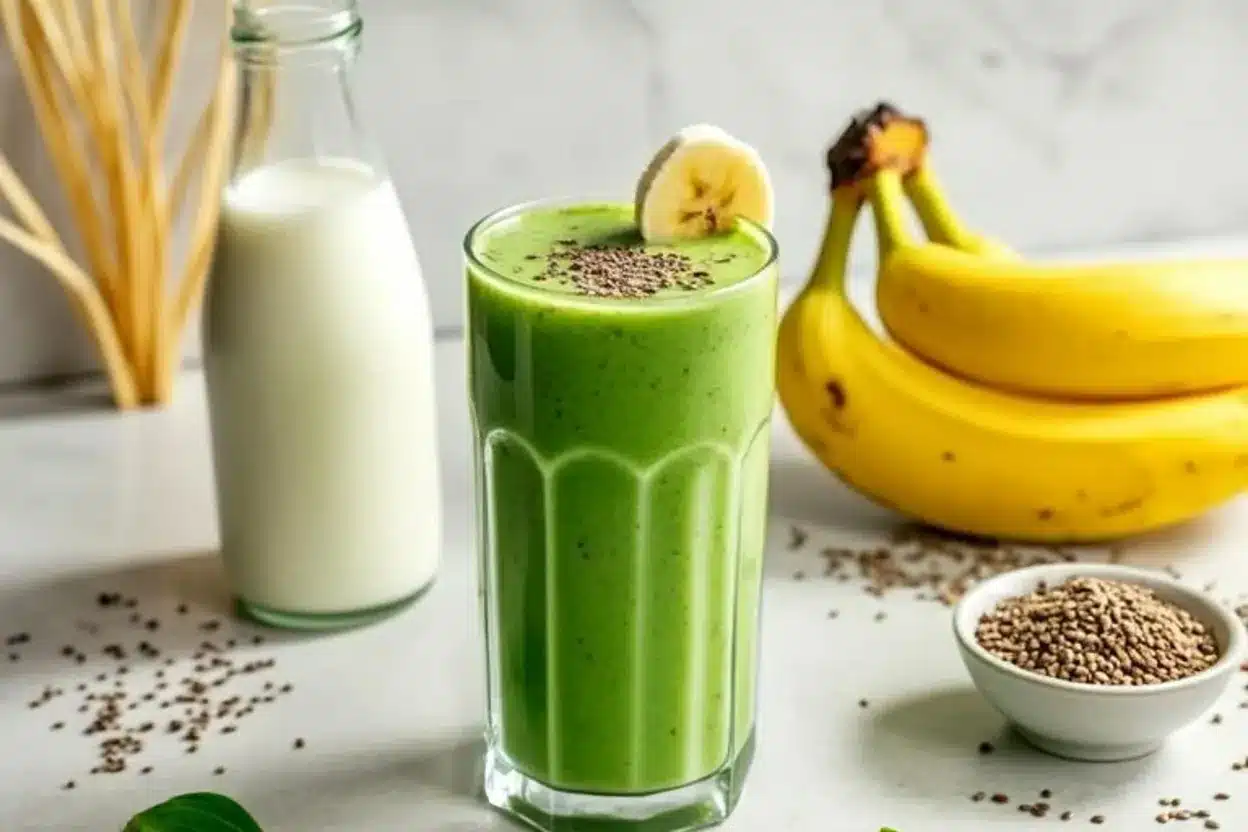 healthy banana breakfast smoothie