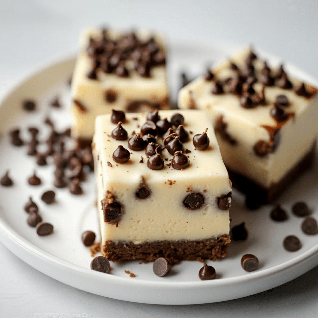 Chocolate Chip Cheesecake Bars