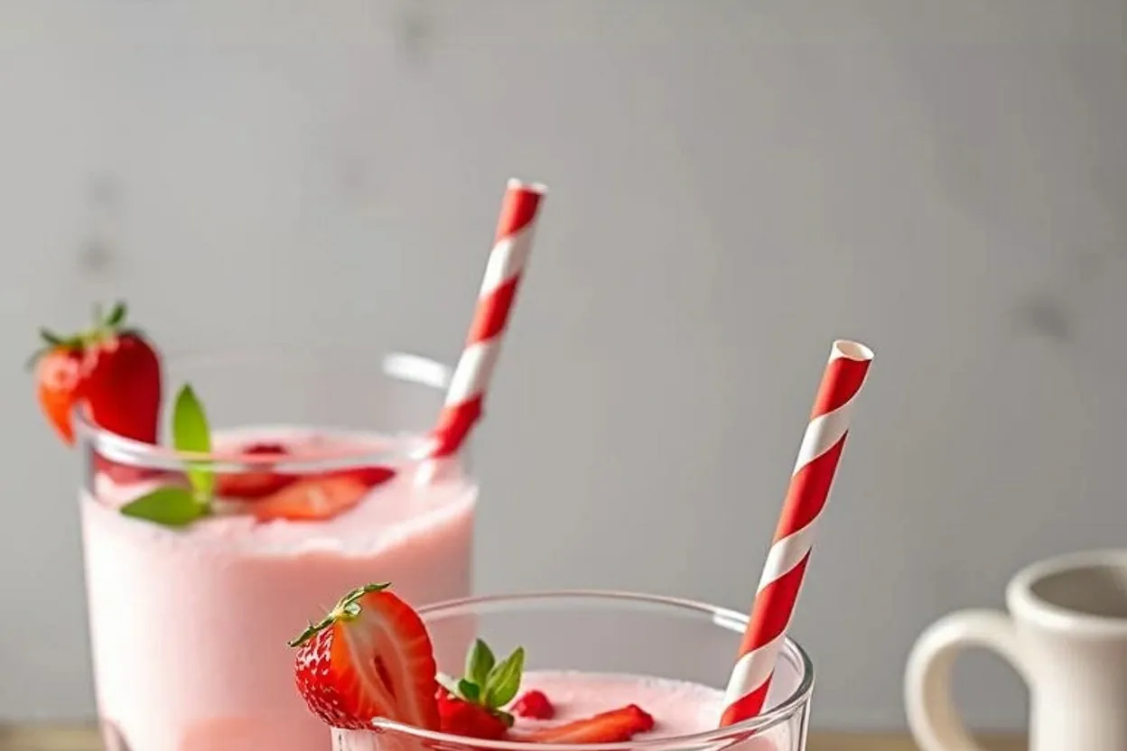 Korean Strawberry Milk