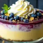 No Bake Lemon Blueberry Dessert